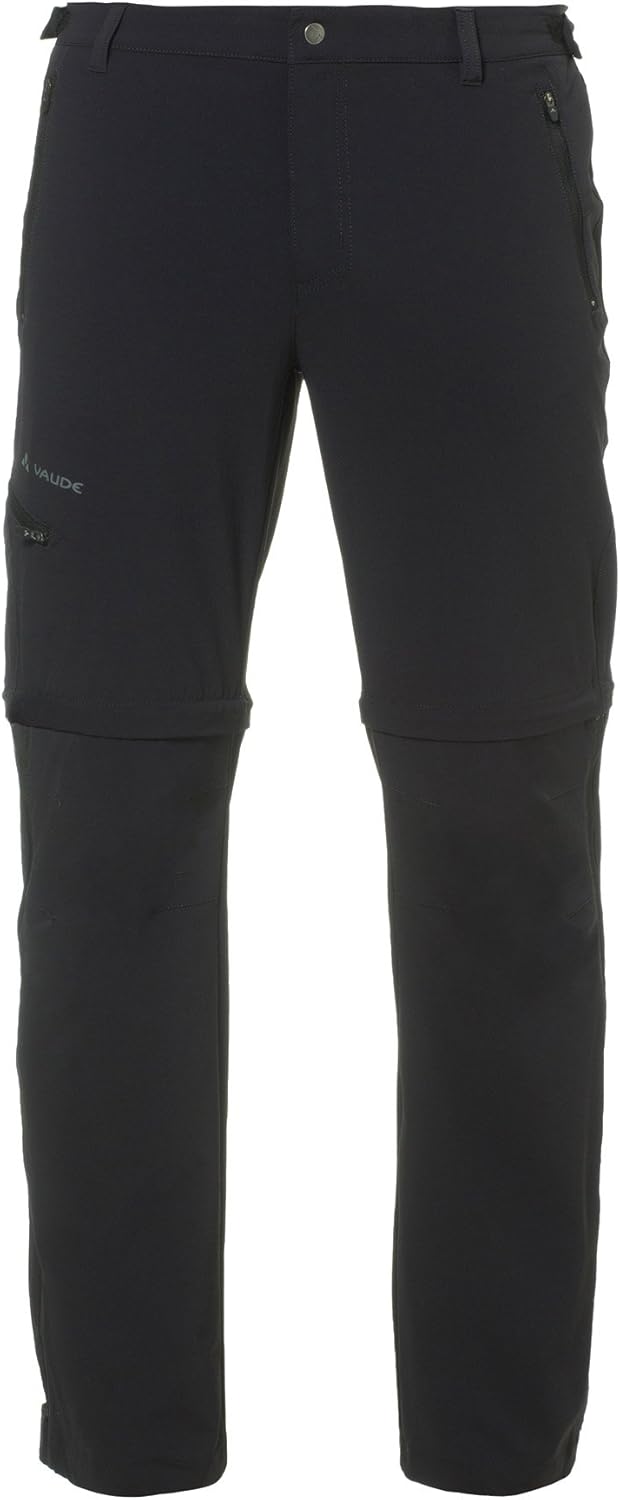VAUDE Herren Hose Men's Farley Stretch T-zip Pants Ii Schwarz 48/S, Schwarz 48/S
