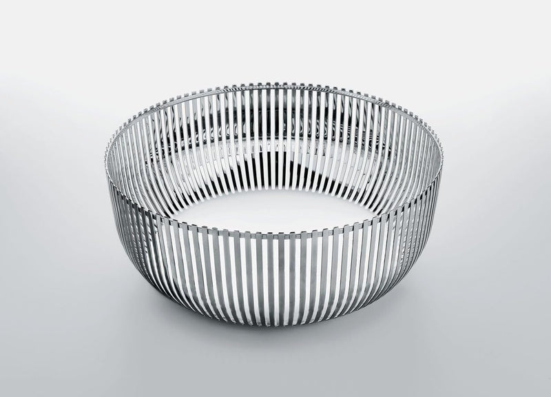 Alessi Obstschale aus Edelstahl, Silber,22 x 25 x 15 cm Silber 22 x 25 x 15 cm, Silber 22 x 25 x 15