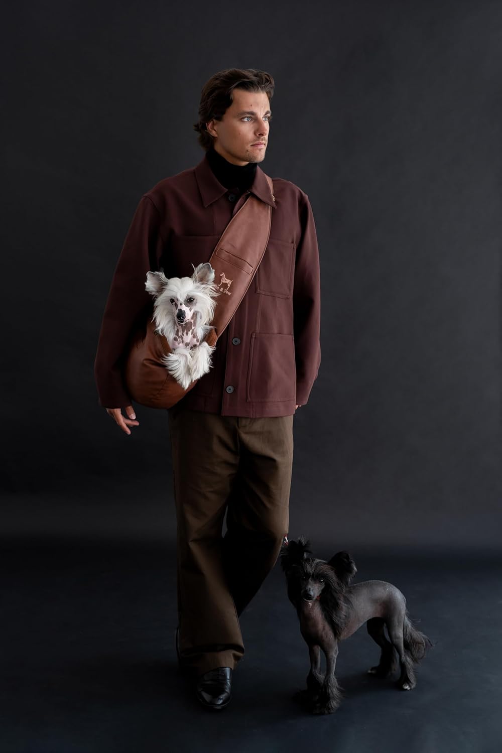 Noah & Paw Hundetragetasche für Kleine Hunde bis 10kg, Hundetasche mit Verstellbarem Schultergurt, u