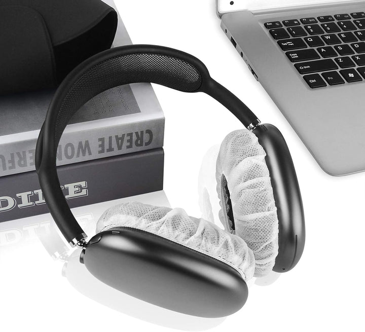 Geekria 100 Paar Einweg-Ohrpolster für AirPod Max, Ohrpolster, Schutzhüllen, dehnbare Sanitär-Ohrmus