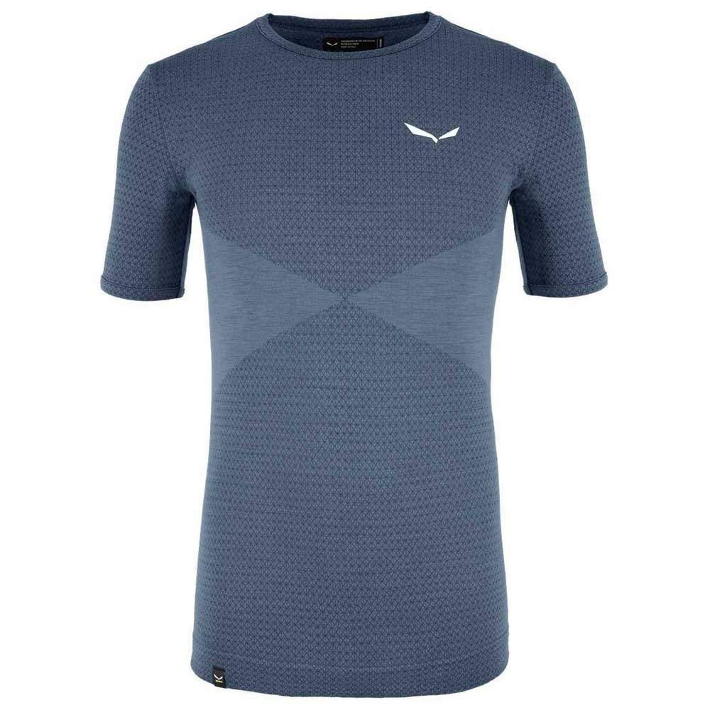 Salewa Herren Zebru Medium Warm Amr M T-SRT. Blusen & T-Shirts M Dark Denim, M Dark Denim