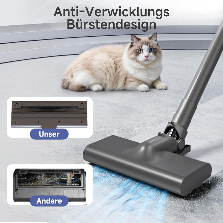 SIMPLUS 9-in-1 Staubsauger mit Kabel 400W, 16KPa Stielstaubsauger & Handstaubsauger, 1kg Leicht, HEP