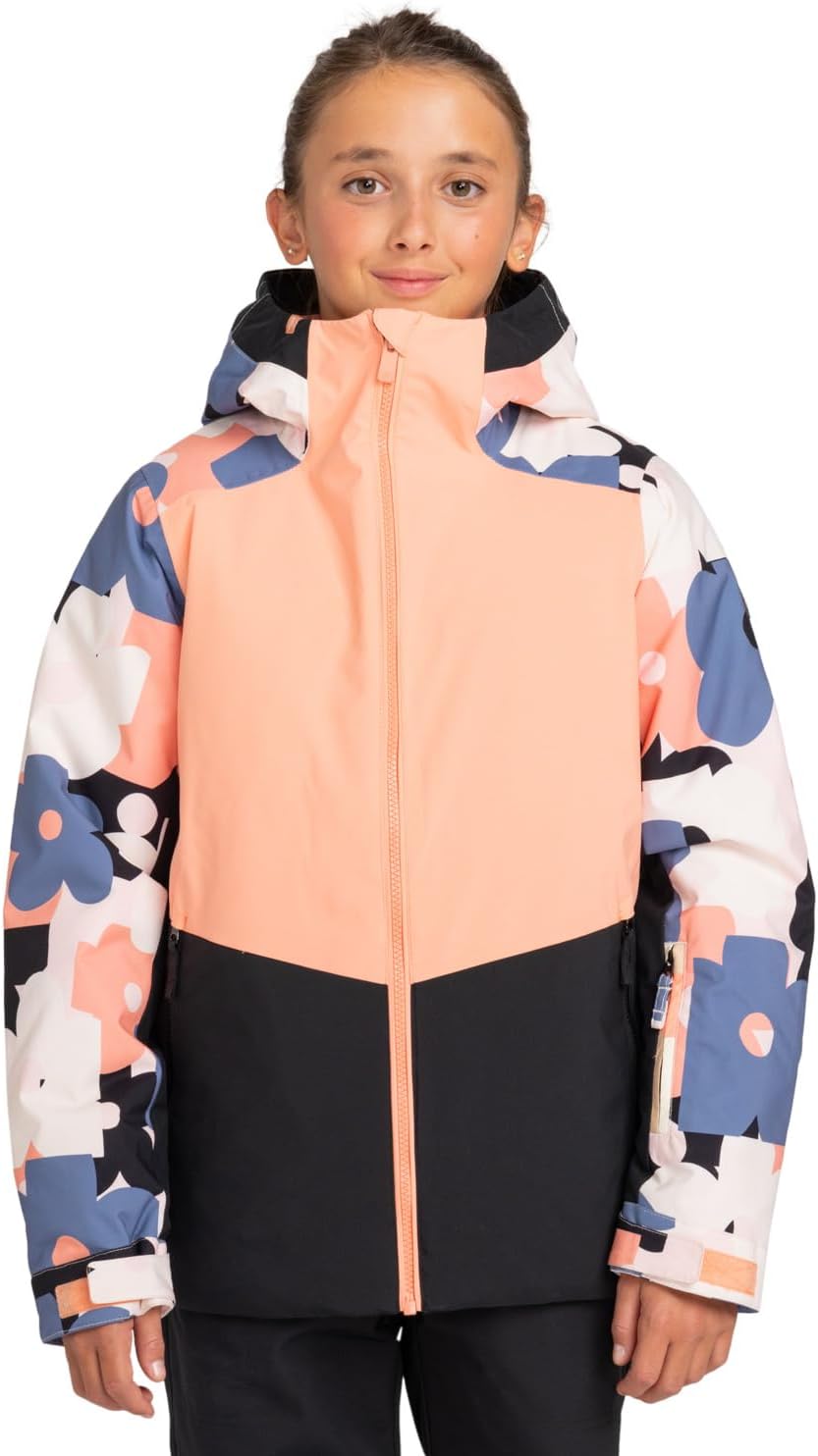 Roxy Mädchen Silverwinter Girl Jk Jacket (1er Pack) 10 Jahre PINK SALT PRIMA, 10 Jahre PINK SALT PRI