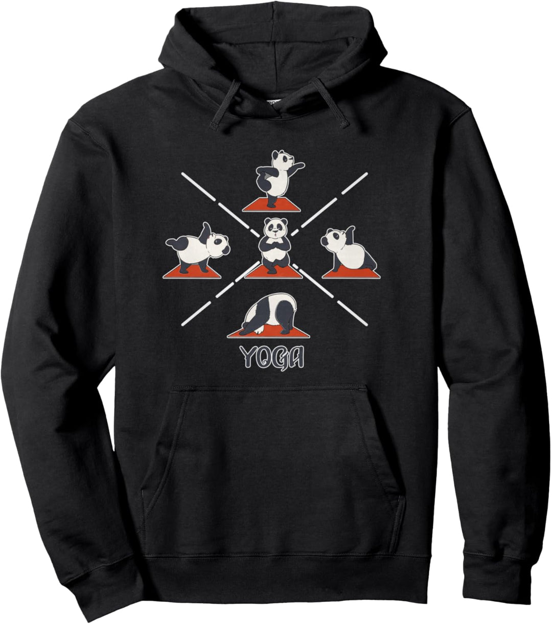 Yoga Panda Pullover Hoodie