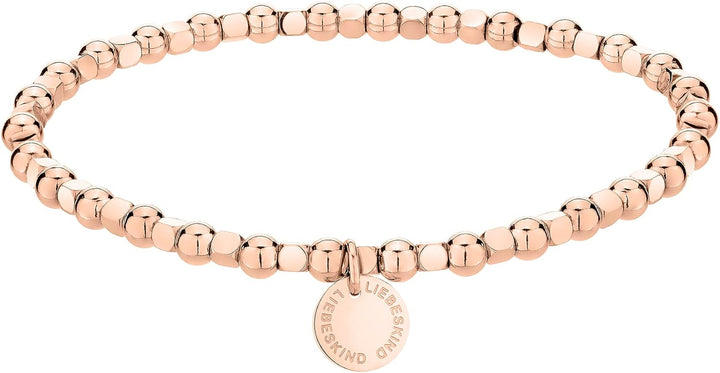 LIEBESKIND BERLIN Beads Armband – kleine Kugeln aus Edelstahl & Edelstein – Silber, Gold, Roségold &