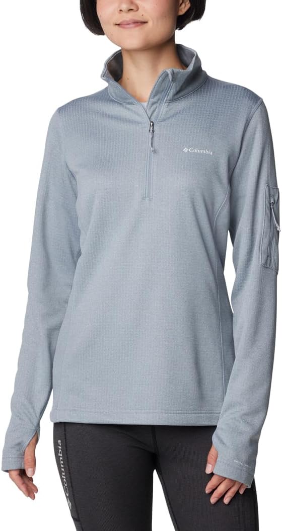 Columbia Damen Park View Grid Fleece XS Cirrus Grey, XS Cirrus Grey