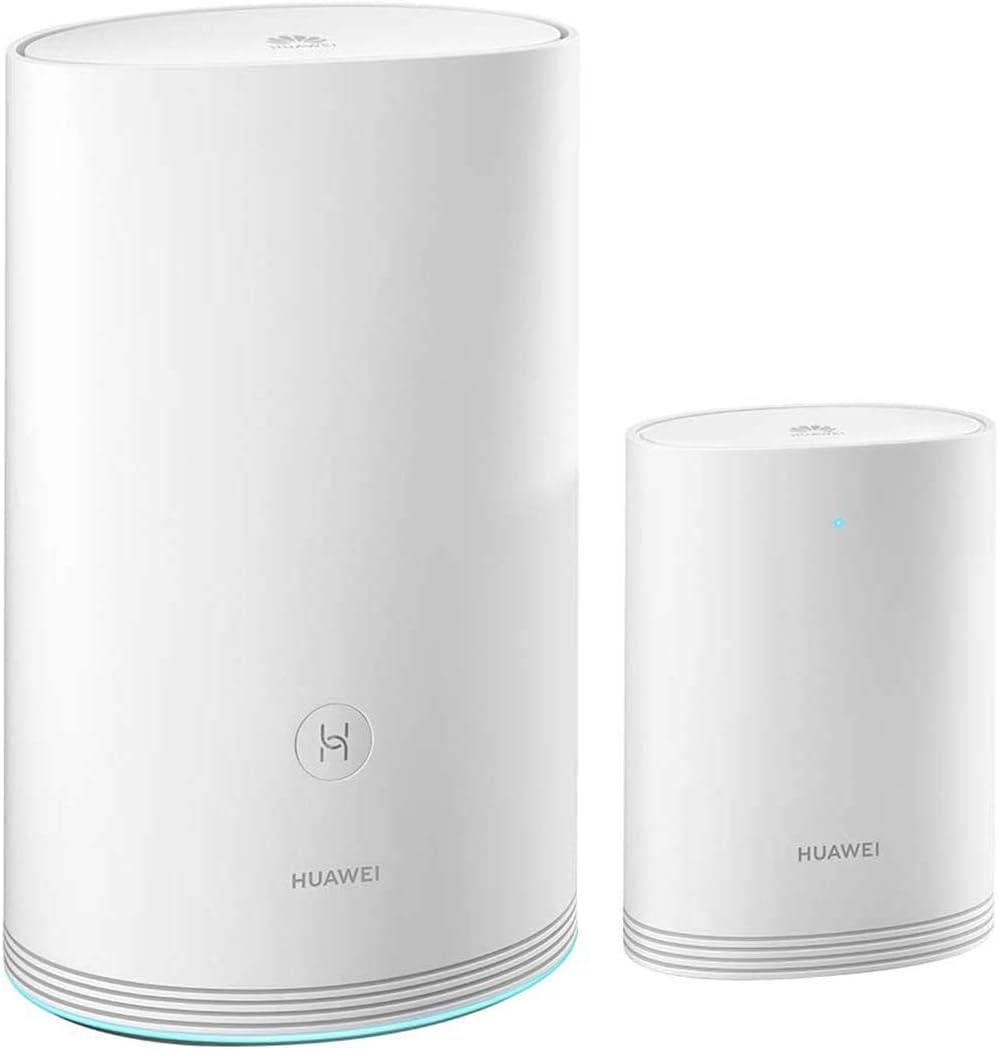 HUAWEI Wi-Fi Q2 Pro (1 Basis + 1 Satellit), Powerline WLAN Mesh Set (1200Mbits+1000Mbits, inkl. Plug