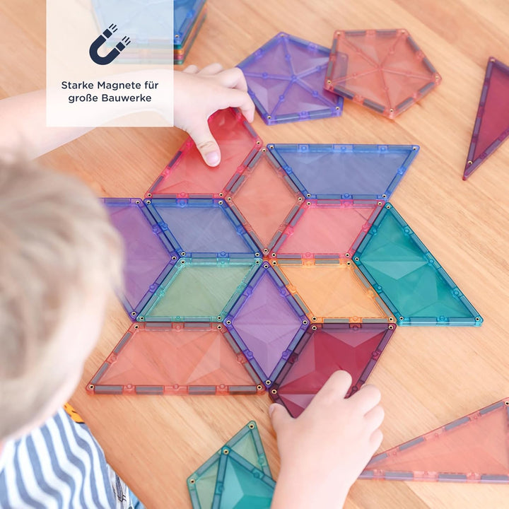 Connetix Erweiterungspaket Pastellform, 48 Stück, Mehrfarbig