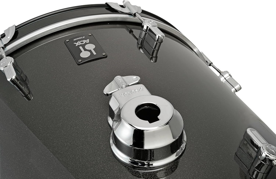 SONOR AQX STUDIO CYMBAL SET BLACK MIDNIGHT SPARKLE Modern Black Midnight Sparkle, Modern Black Midni