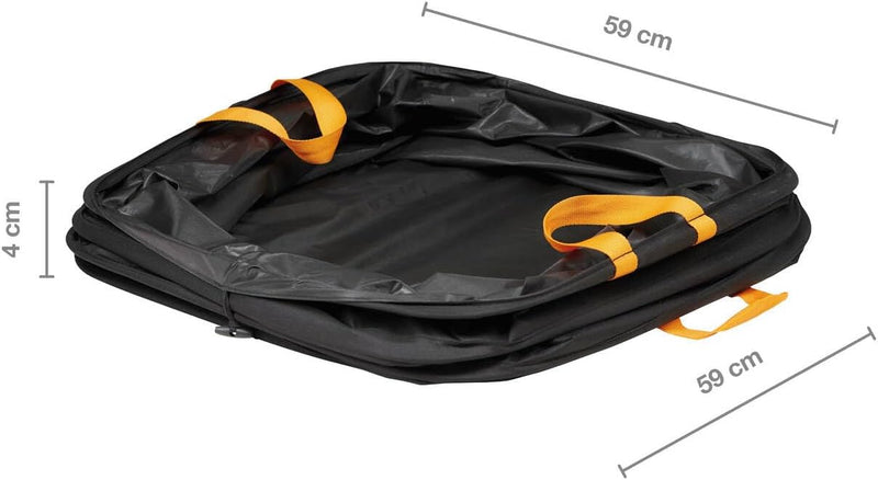 Fiskars Grosser PopUp-Gartensack mit Griffen, Platzsparend faltbar, Fassungsvermögen: 219 L, Höhe: 7