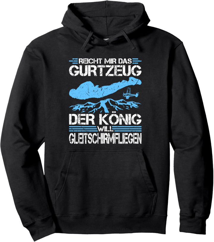 Skydiving Fallschirmspringen Spruch Gleitschirm Paragleiter Pullover Hoodie