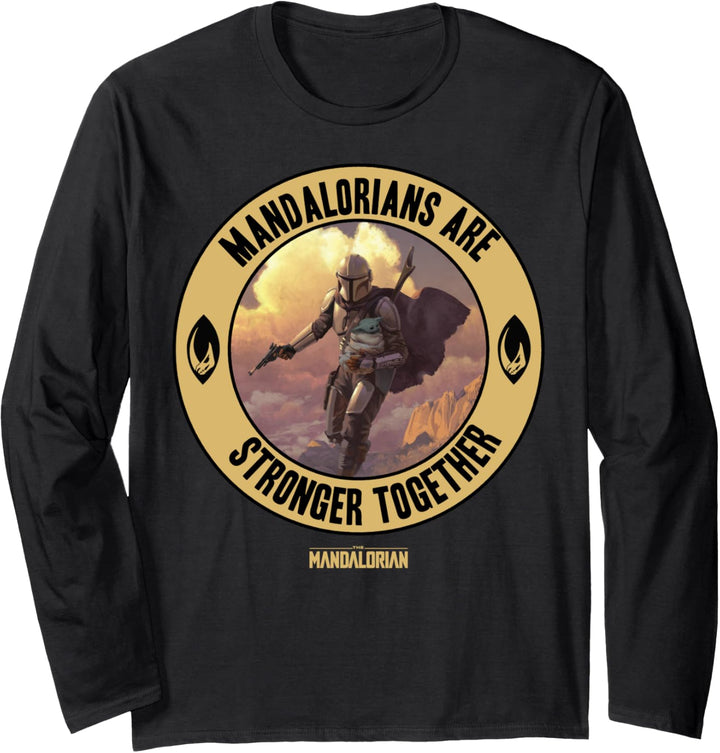 Star Wars: The Mandalorian We Are Stronger Together Circle Langarmshirt