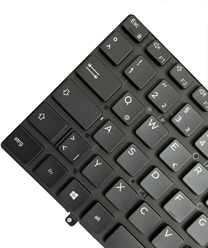 Gintai Ersatztaste Tastatur Deutsch Keyboard QWERTZ Backlit für Dell Latitude 7400 7410 5400 5401 54