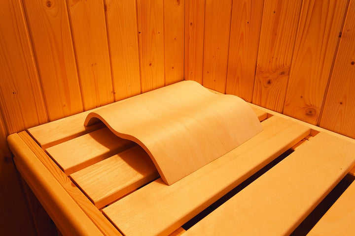 SULENO - Sauna Kopfstütze HELMI ergonomisch Kopfkissen Kopfkeil Nackenstütze Saunazubehör