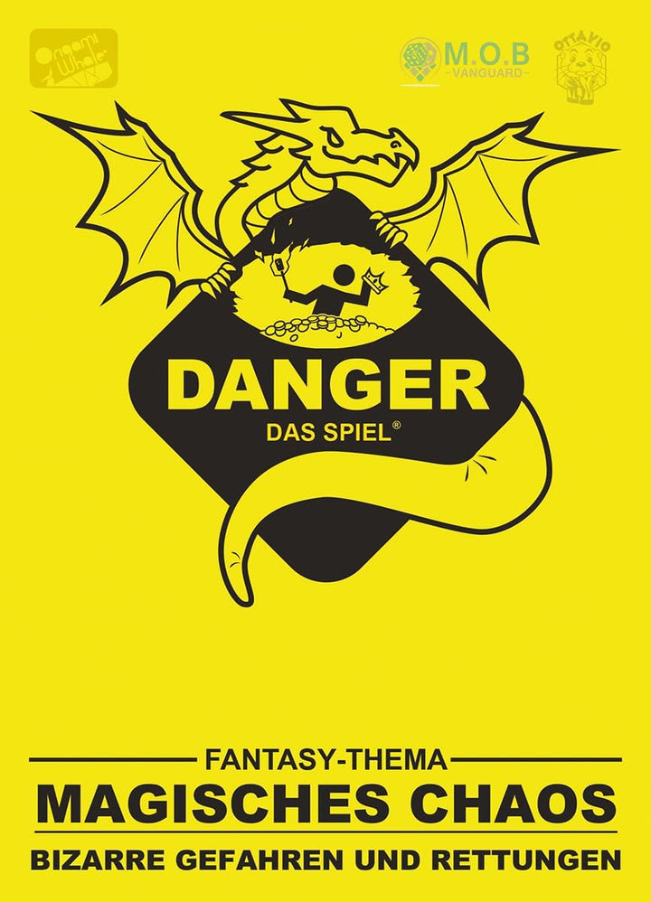 Ottavio, Danger: Das Spiel – Magisches Chaos, DE-Version, Familienspiel für 3-6 Spieler ab 12 Jahren