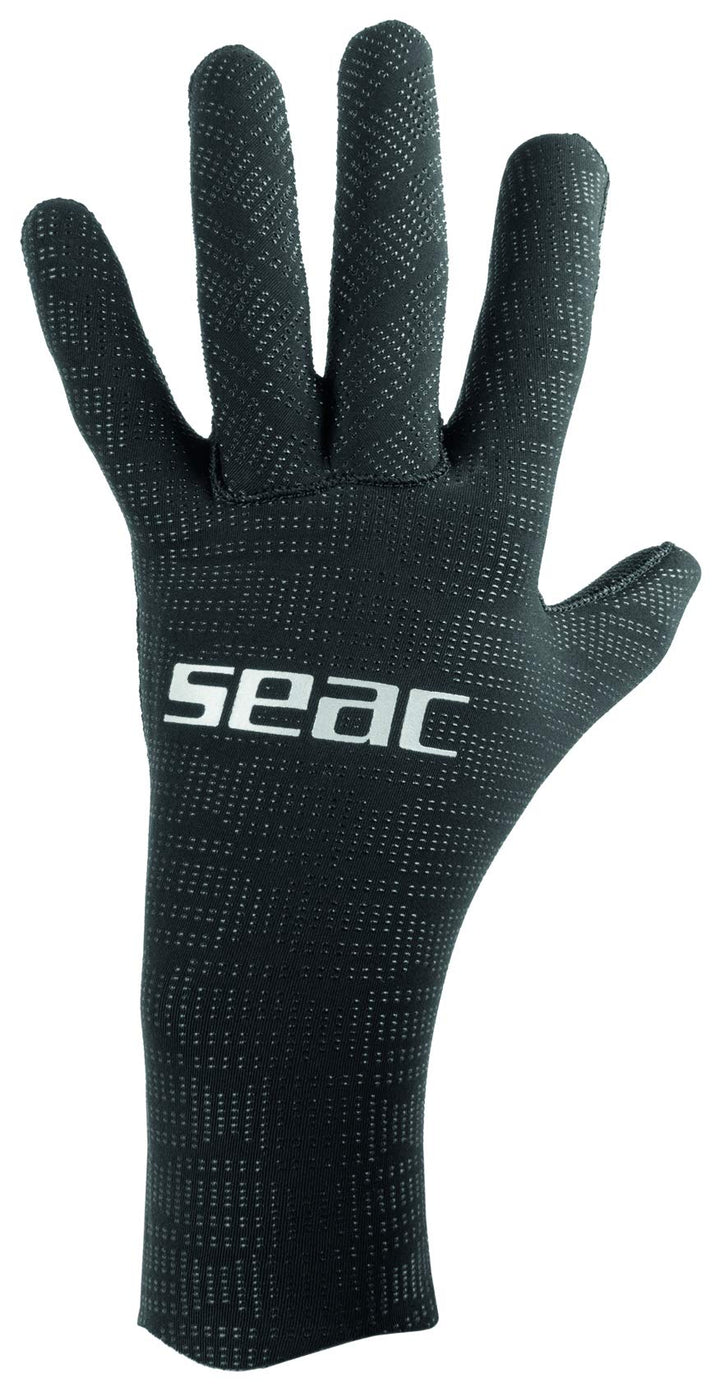 Seac Unisex's Ultraflex 2-5 mm Ultra-Elastic Neoprene Gloves for Diving and Spearfishing, Anti-Slip,