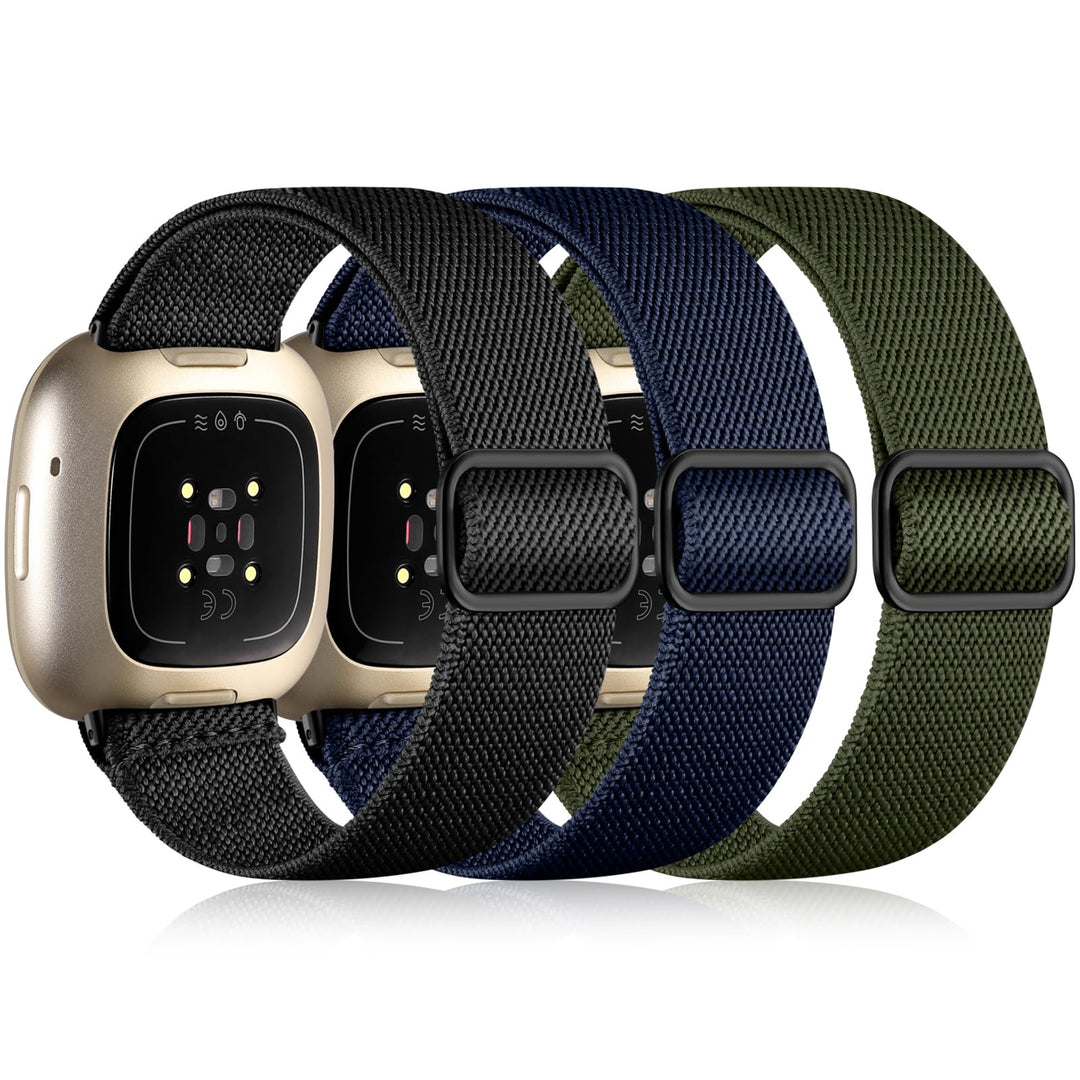 3 Stück Armband Kompatibel mit Fitbit Versa 3 Armband/Fitbit Versa 4 Armband/Fitbit Sense 2 Armband/