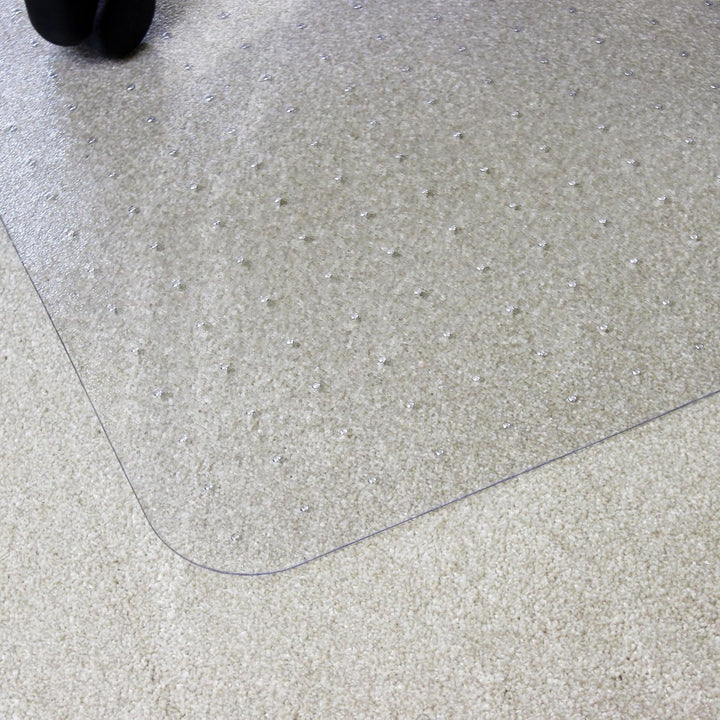 Marvelux Eco Enhanced Polymer Bürostuhl Bodenschutzmatte für Teppichböden, 75 x 120 cm, rechteckig B