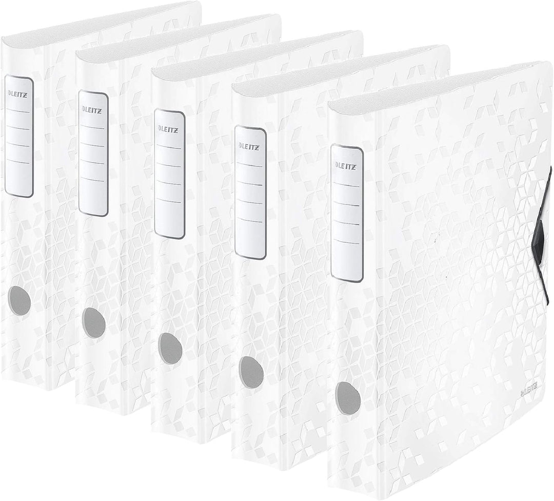 Leitz Wow Schreibtisch Accessoires Ablage Paket schwarz weiss (Ordner Paket, Weiss │ Grau)