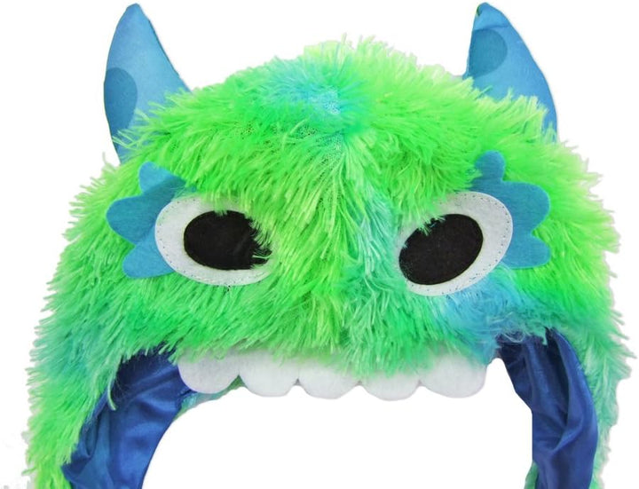 "GREEN MONSTER GIRL" (dress, headpiece, gloves, leg warmers) - (S), S