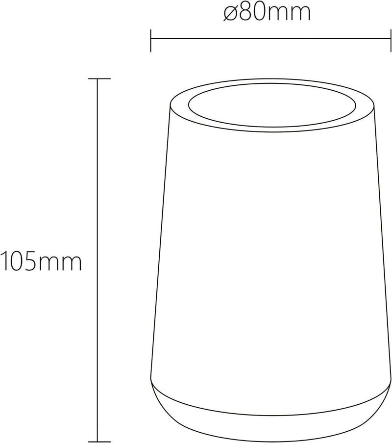 Sealskin Earth Badezimmerset - Seifenspender 150 ml - Zahnputzbecher - Eiche Seifenspender + Zahnput