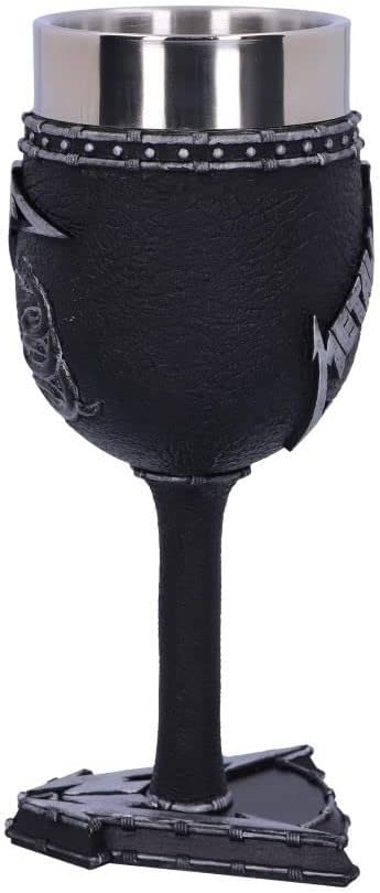 Nemesis Now Offizielles Lizenzprodukt Metallica Album Weinglas, B5222R0, schwarz