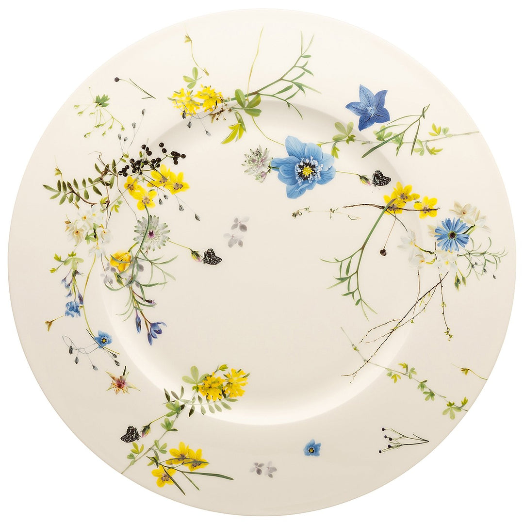 Rosenthal Brillance Fleurs des Alpes Platzteller 33 cm Fahne