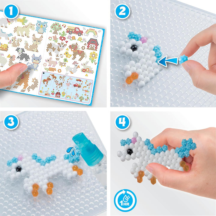 Aquabeads 31838 Mega Bastelbox Bauernhof - Bastelset Single, Single