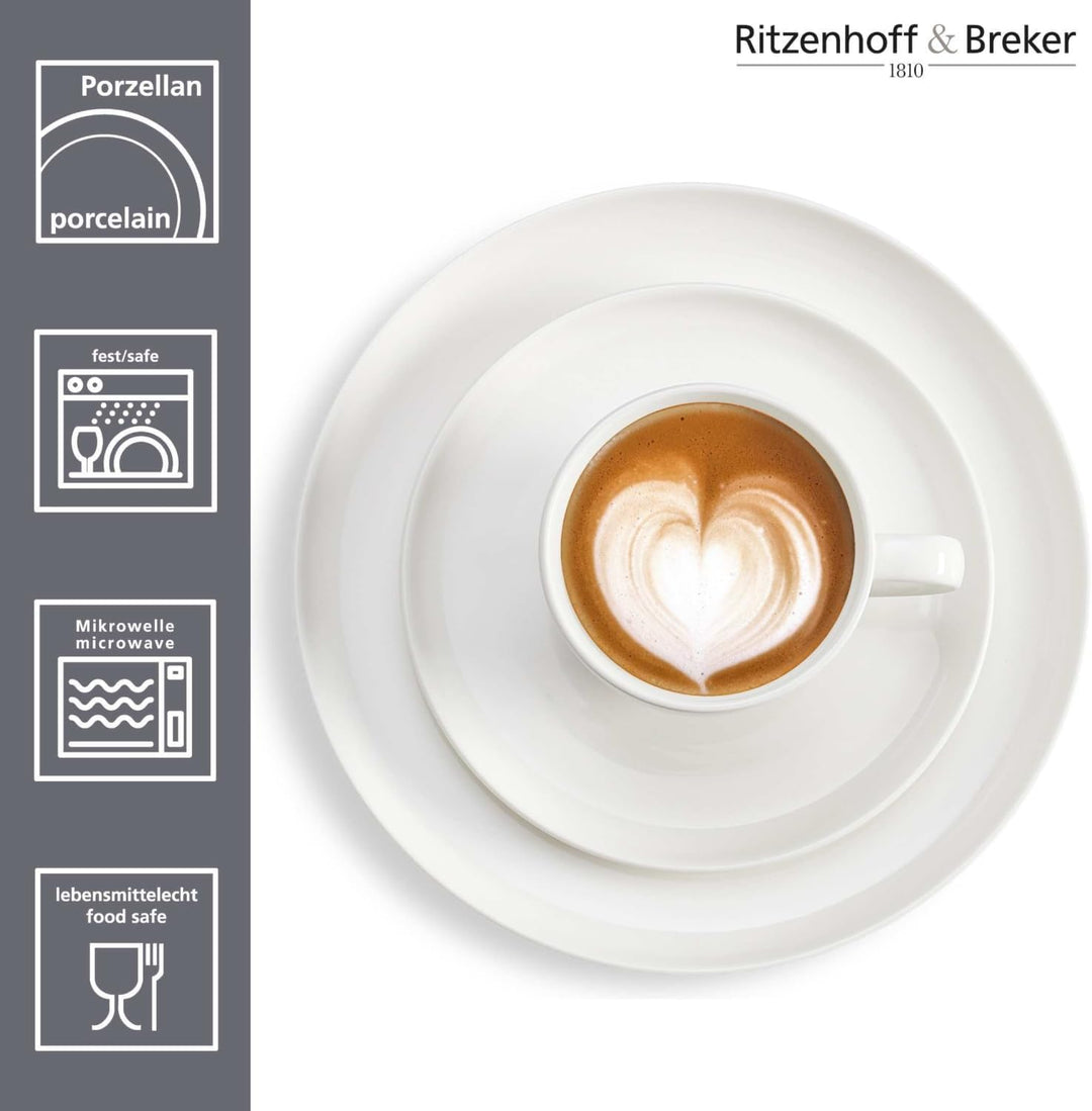 Ritzenhoff & Breker Kaffeeservice Skagen, 18-teilig, Weiss, Kaffeeservice