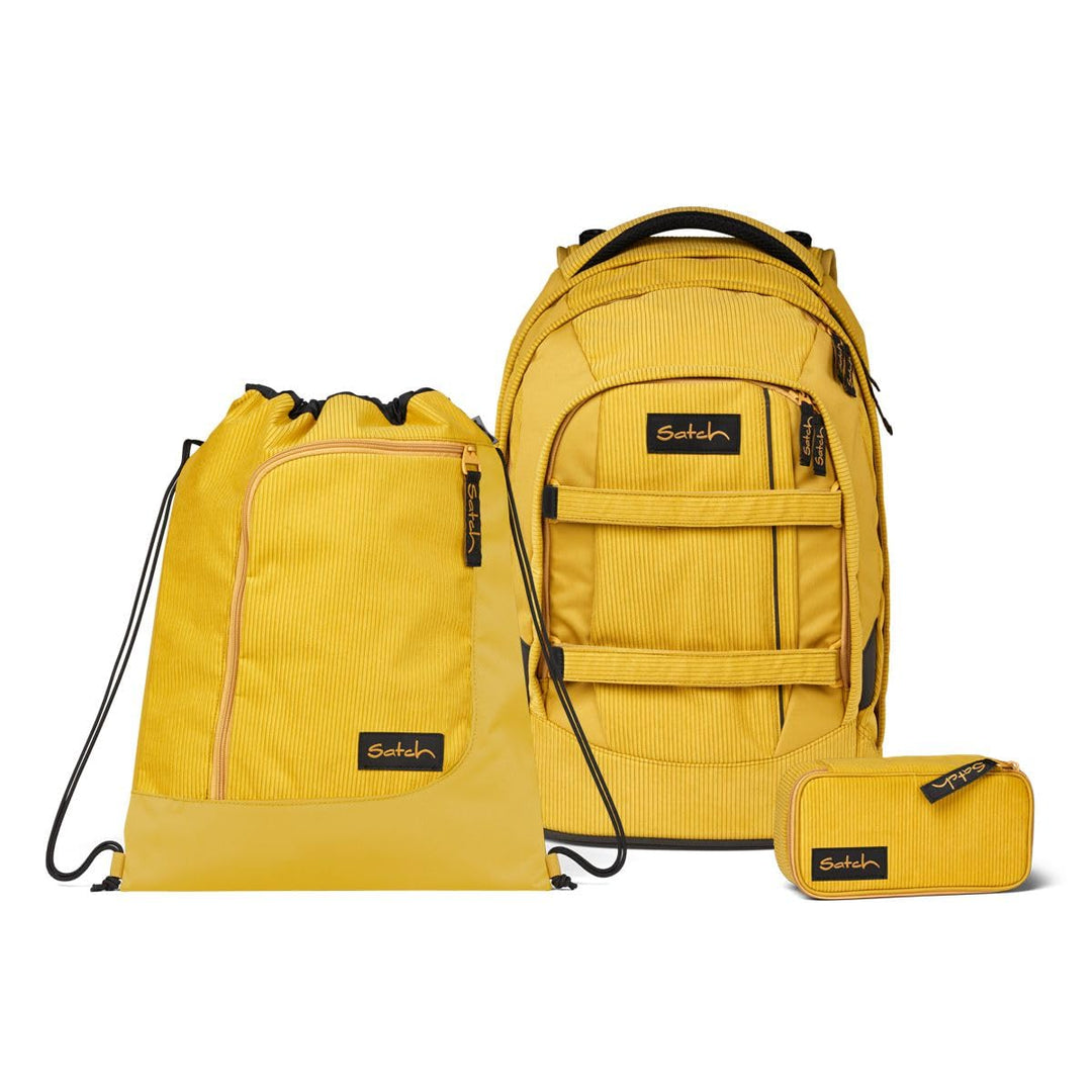 satch Pack Retro Special Edition Schulrucksack Set 3tlg. Retro Honey