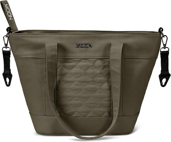 MOON Wickeltasche V-Shape sand Moss, Moss