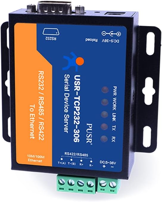 PUSR TCP232-306 RS232 RS485 RS422 zu Ethernet TCP IP Modbus Gateway Seriell Gerät Server Seriell zu