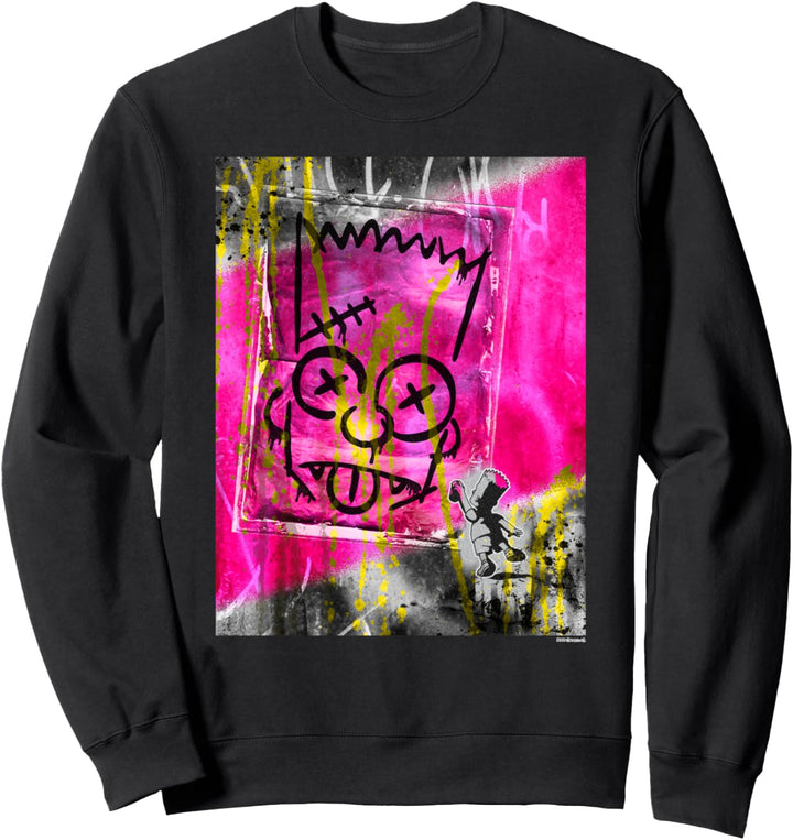 The Simpsons Bart Simpson El Barto Graffiti Sweatshirt