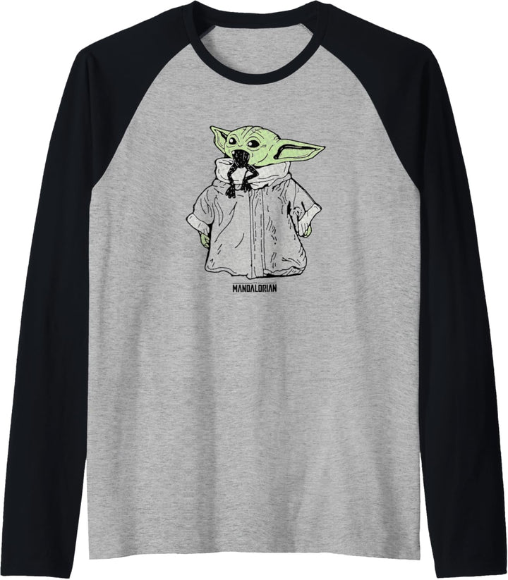 Star Wars: The Mandalorian The Child Frog Dinner Transparent Raglan