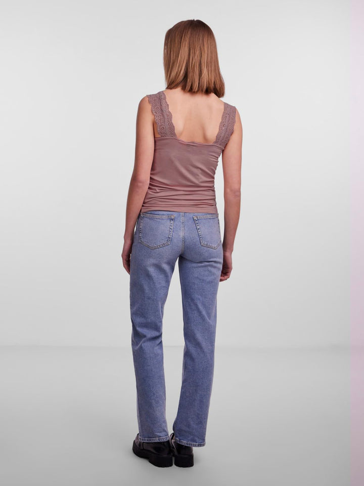 PIECES Damen Pcbarbera Lace Noos Bc Top S 1x Nostalgia Rose, 1x Birch, 1x Walnut, S 1x Nostalgia Ros