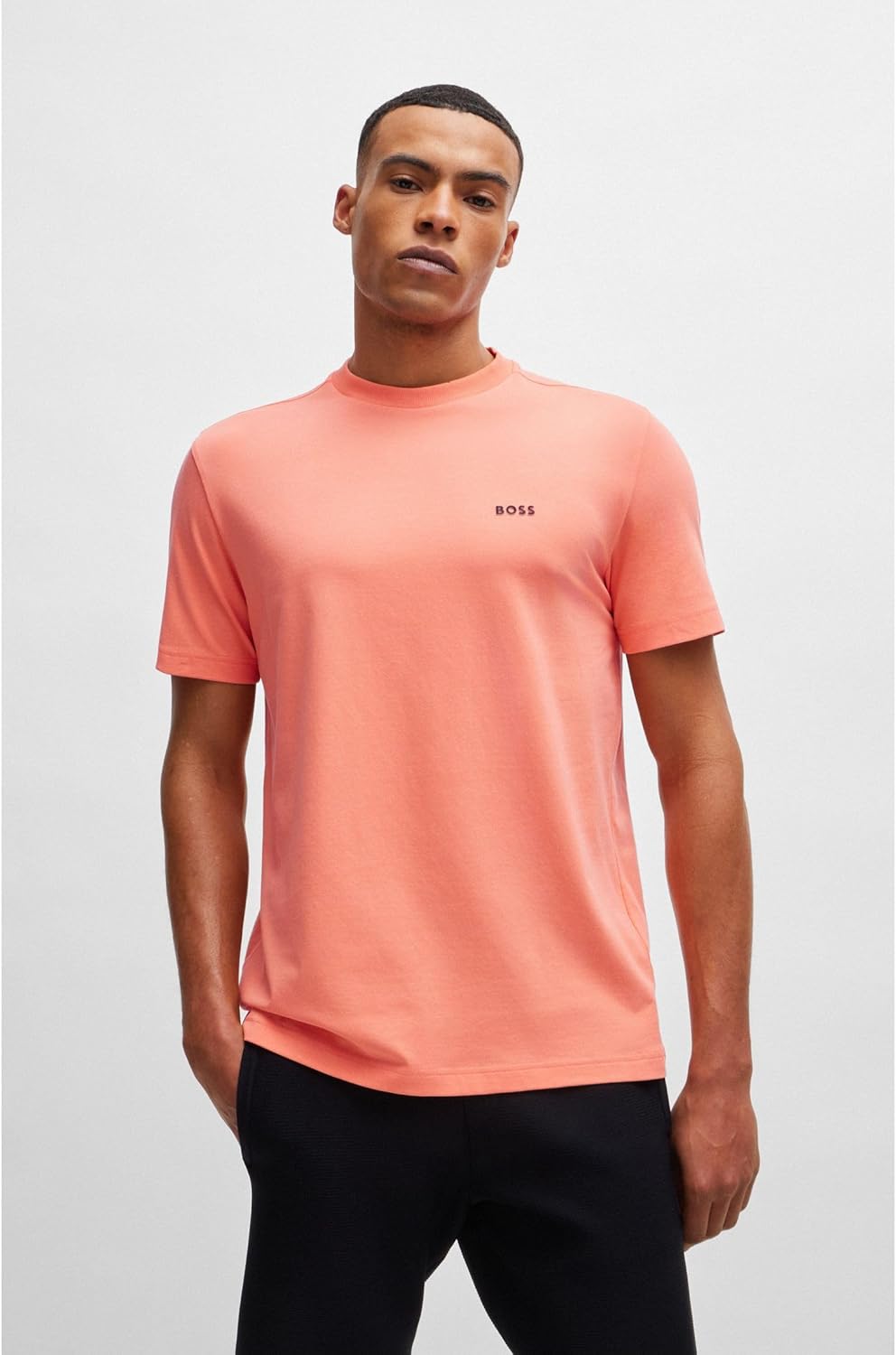 HUGO BOSS Herren Tee T_Shirt M Open Red649, M Open Red649