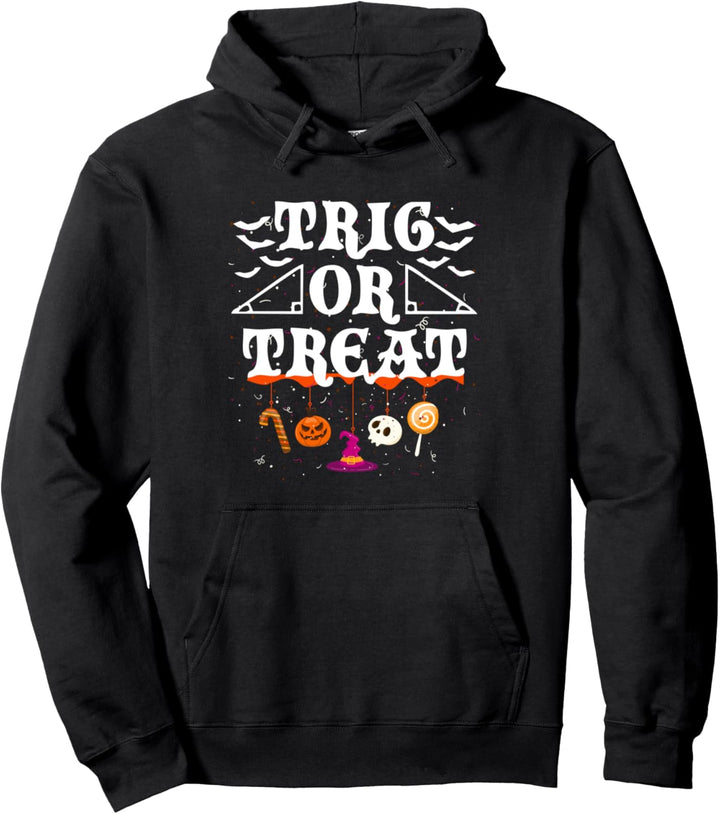 Trig Or Treat Lustige Halloween-Mathematiklehrer-Studenten Pullover Hoodie