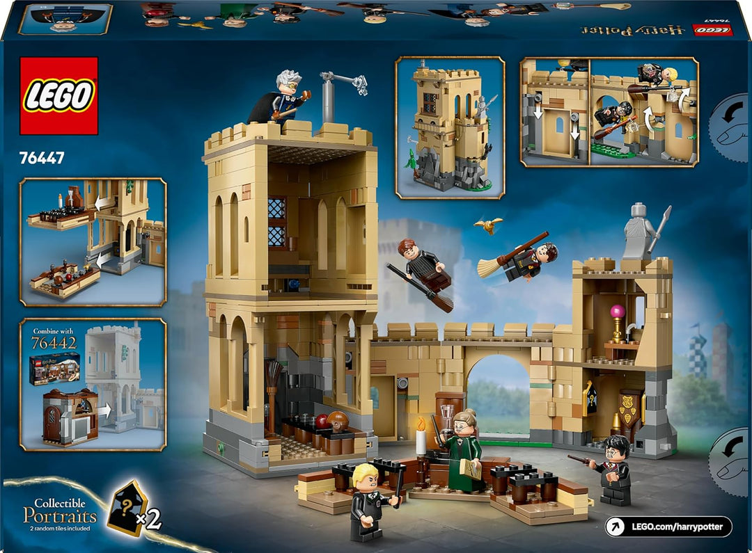 LEGO Harry Potter Schloss Hogwarts: Flugstunden, Abenteuer-Spielset mit 6 Minifiguren zum Sammeln, i