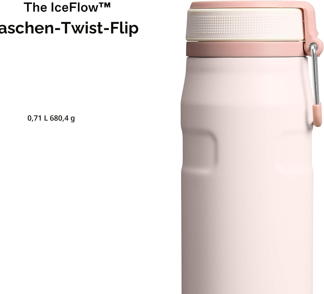 Stanley 1913 IceFlow Bottle Twist Flip 0.71L - Kühlt 17 Stunden - 4 Tage Eisgekühlt - Spülmaschinenf