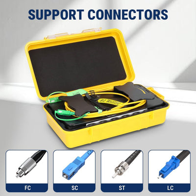 Uadme Glasfaserkabel, OTDR Launch Cable Box, Glasfaser-Kabel SC/APC auf SC/APC Simplex Singlemode 9/