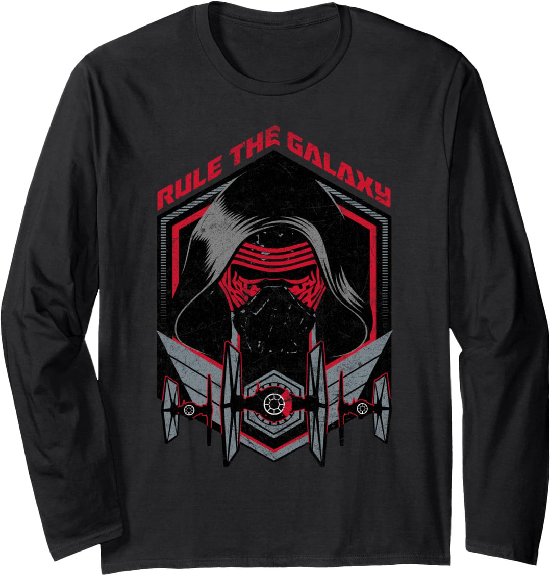 Star Wars The Force Awakens Kylo Ren Rule The Galaxy Langarmshirt