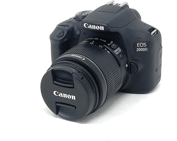 Canon EOS 2000D APS-C DSLR-Kamera mit EF-S 18-55mm Objektiv | 24,1 Megapixel, fest integrierter 3-Zo