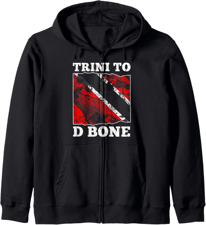 Trinidad and Tobago Flagge, Trini to D Bone Kapuzenjacke