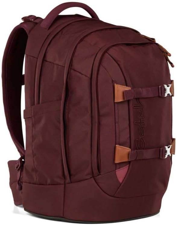 Satch pack Skandi Edition Schulrucksack Set 2tlg. inkl. Schlamperbox Nordic Ruby, Nordic Ruby
