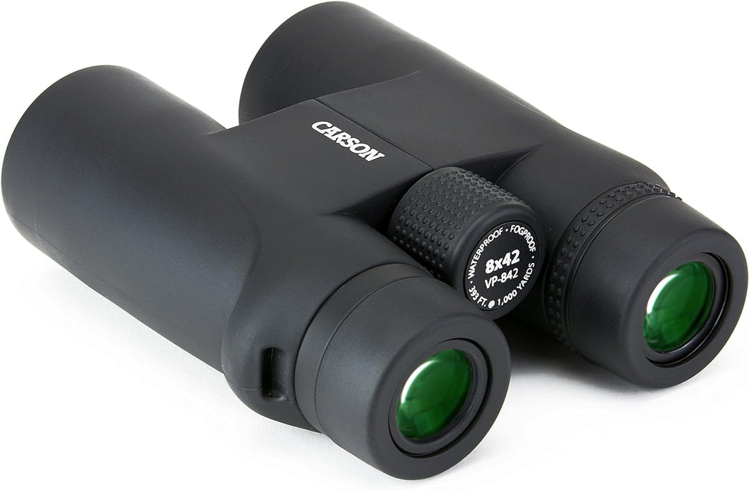 Carson Full-Size Fernglas, 8x42mm, wasserdicht und beschlagfrei (VP-842) 8x42mm Full-Size, 8x42mm Fu
