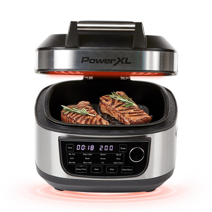 Mediashop PowerXL Multicooker – 12-in-1 Kocher mit Air Fryer Funktion – zum Braten, Kochen, Frittier