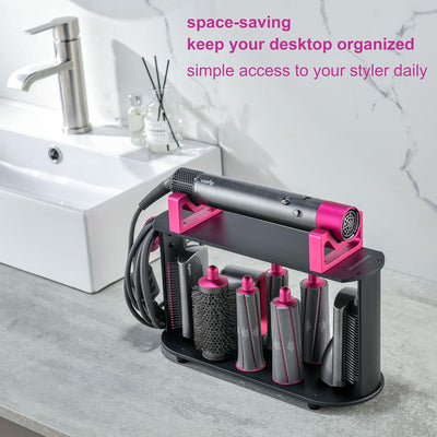 simpletome Halterung für Dyson Lockenwickler Aluminium Ständer Badezimmer Aufbewahrungsgestell für D