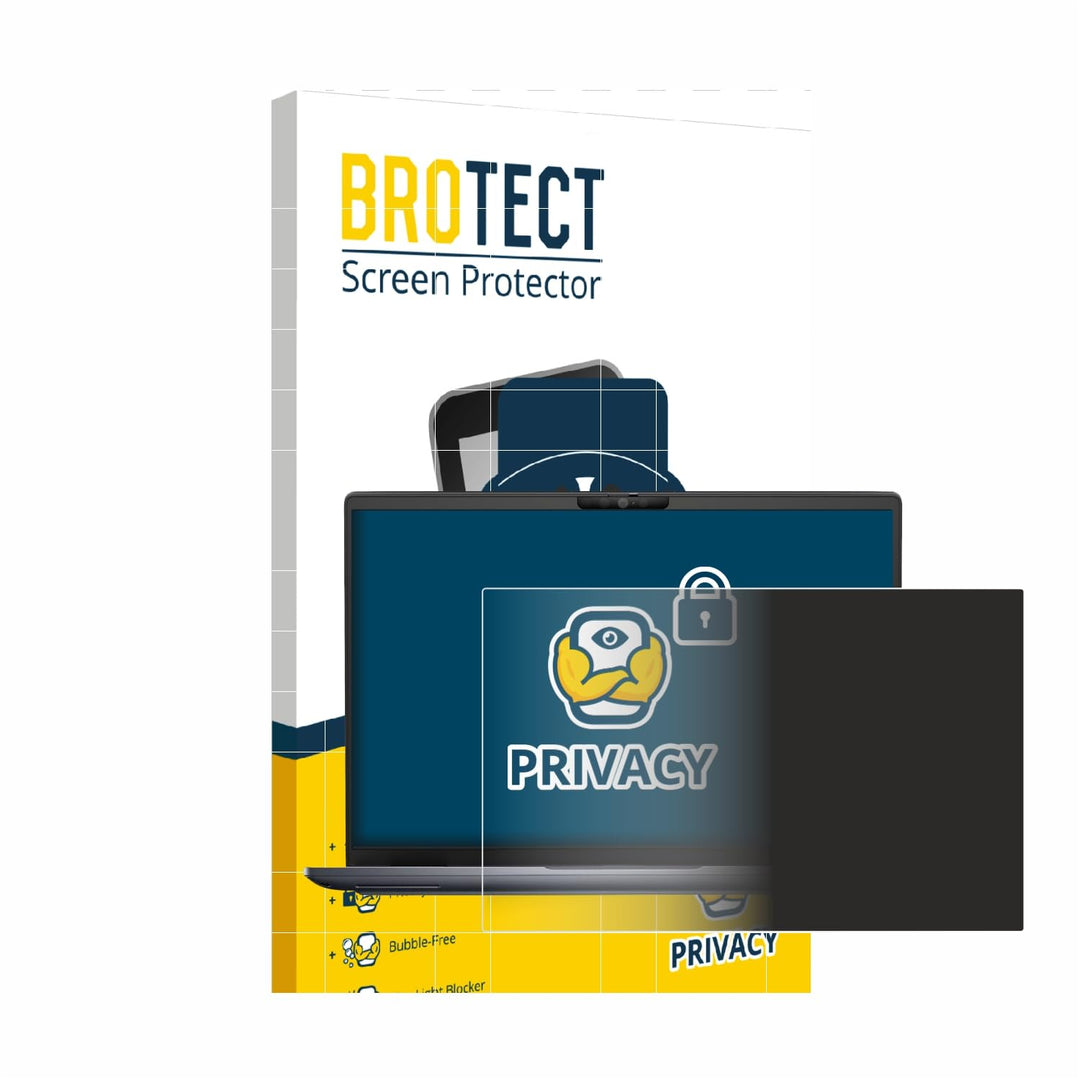BROTECT Anti-Spy Blickschutzfolie für Dell Latitude 7340 Privacy Screen Protector [Displayschutz-Fol