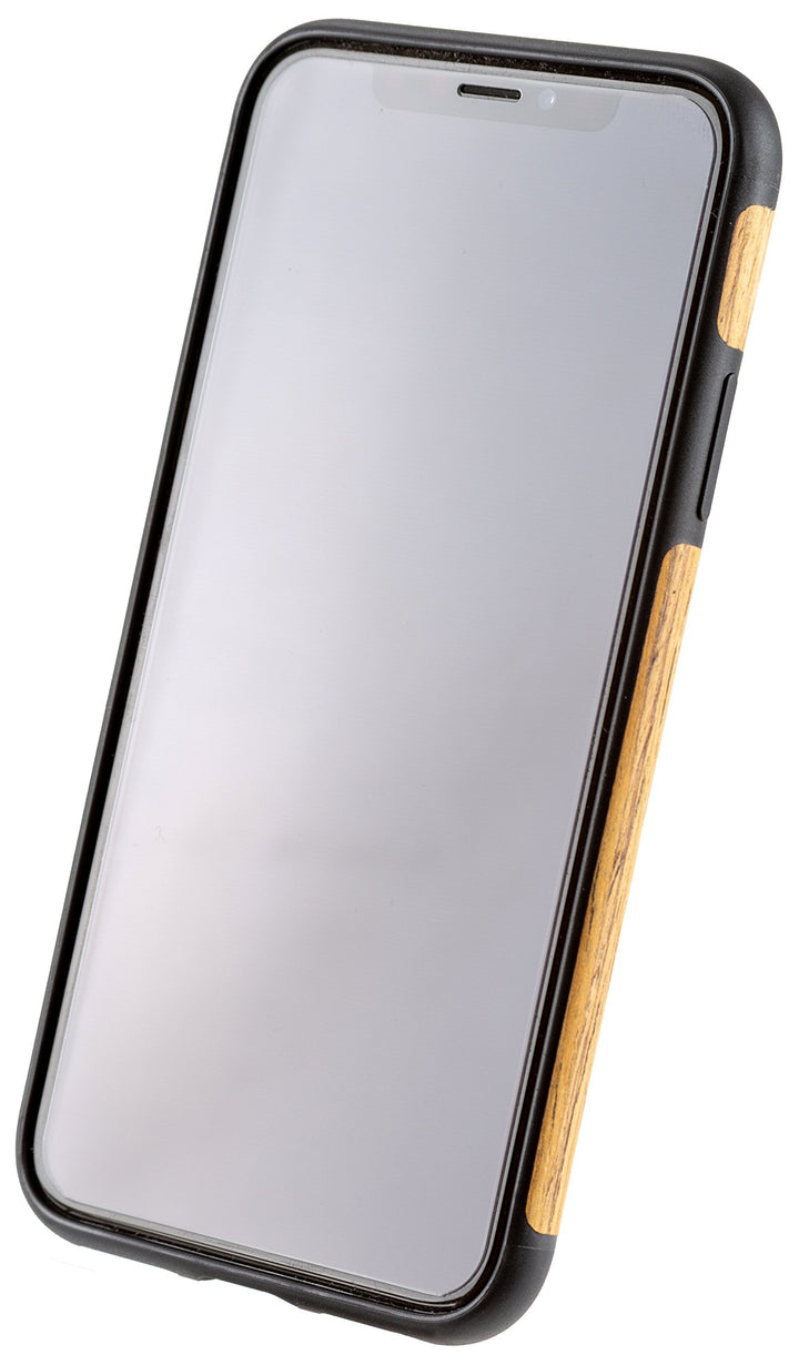 SEBASTIAN STURM Handyhülle "MAXI" | Hergestellt aus echtem Holz "Teak" in einer TPU-Hülle | Kompatib