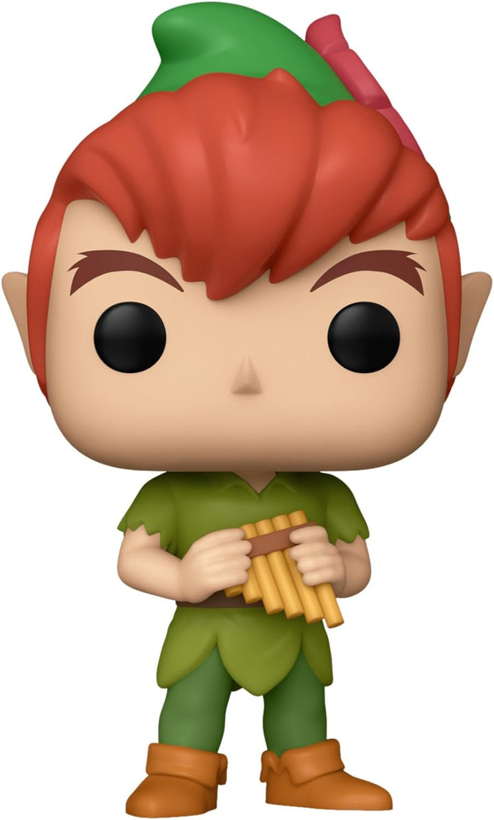 Funko Pop! Disney: Peter Pan 70th - Peter mit Flute - Vinyl-Sammelfigur - Geschenkidee - Offizielle